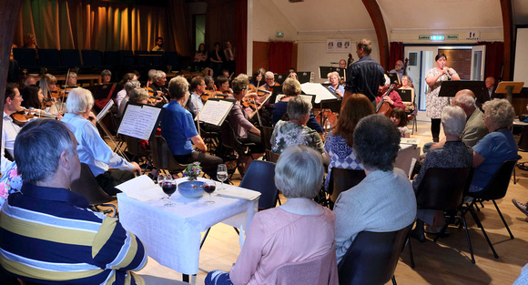 Audience enjoying the Sedbergh Orchestra 2016 Cafe Concert